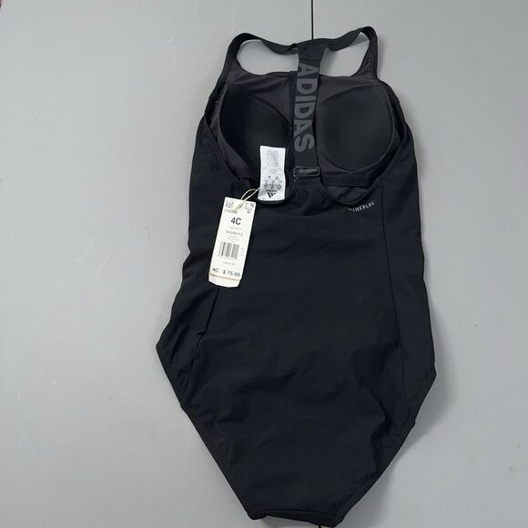 NWT Adidas Sh3.ro H S Swimsuit Women's US 4C Black One Piece NEW - Picture 4 of 12